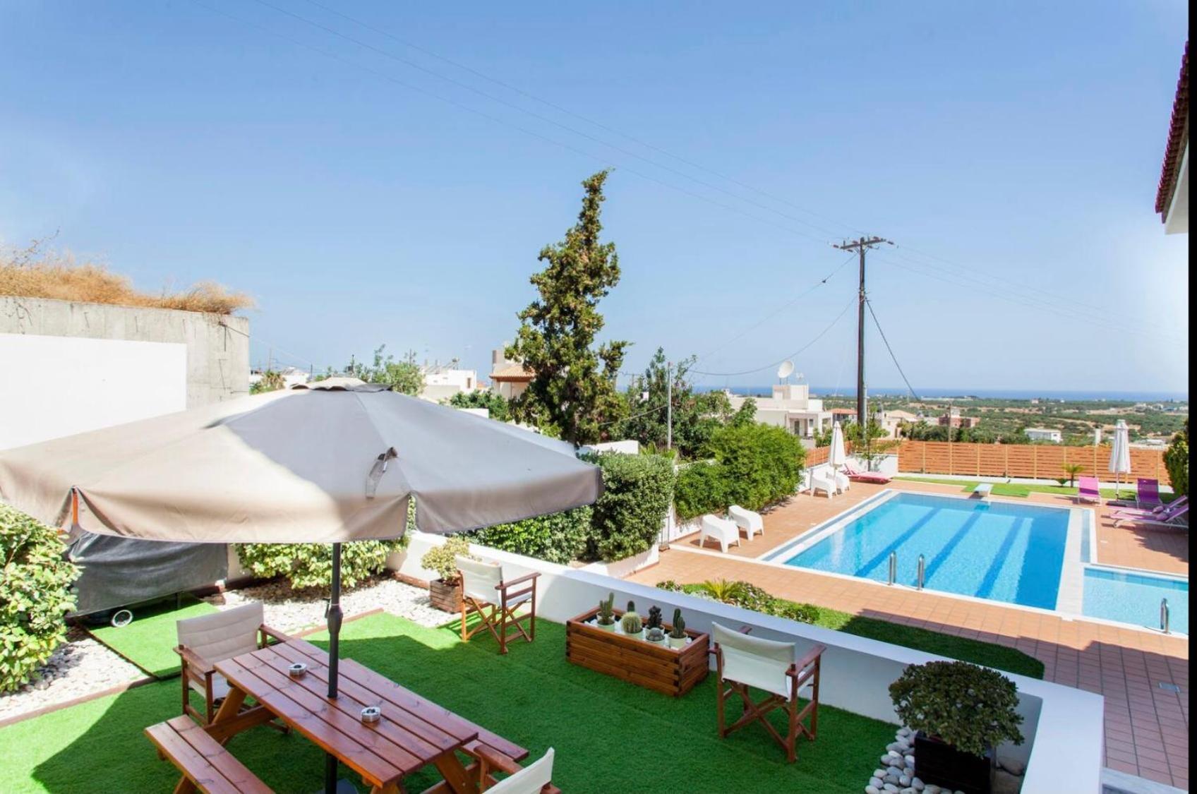 Artemis Luxury Villa - Hersonissos Private Pool Oasis Esterno foto